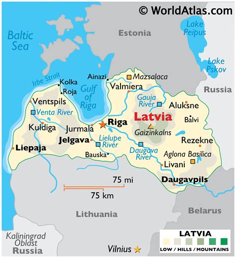 where is latvia located geographically